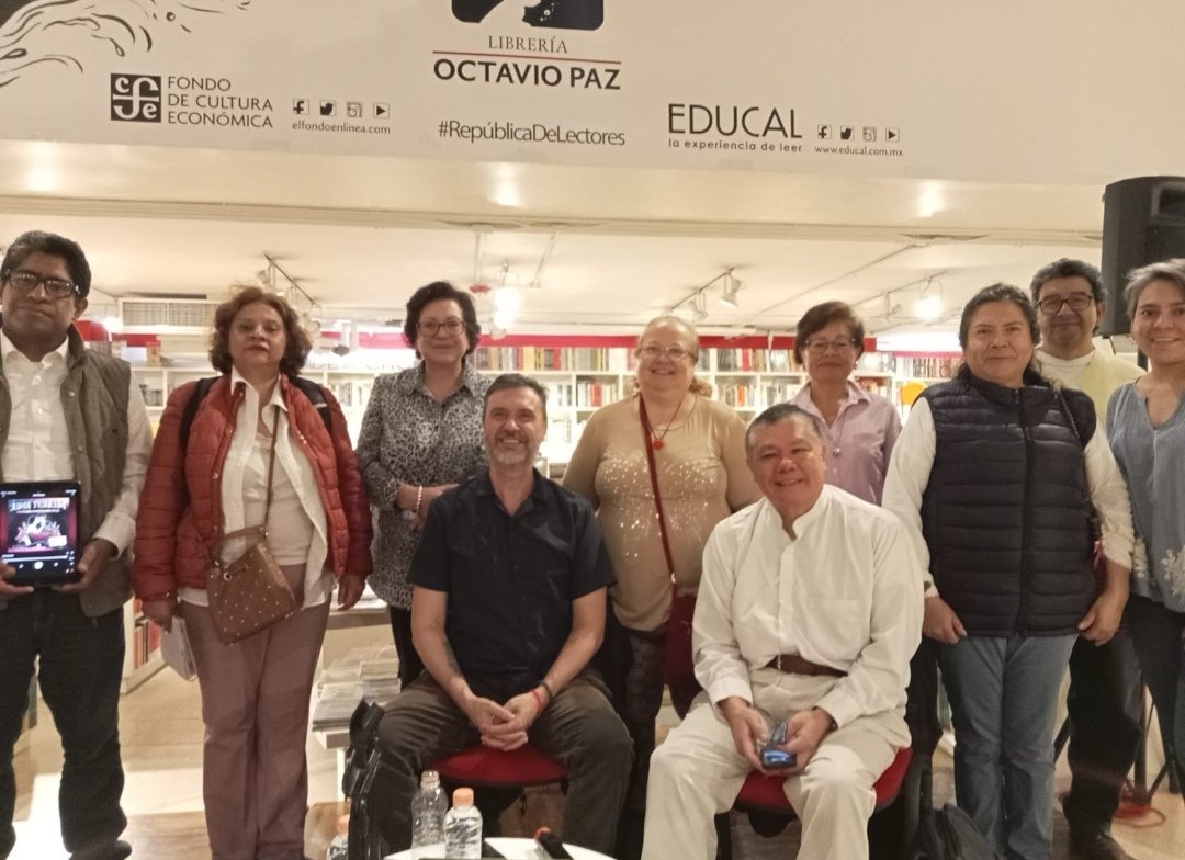 MaestraNieto's tweet image. @migueldlacruz #LeoConElOnce
Sala de Lectura #AmorTumbado
con @cesar_gandara y
#AlejandroCarrillo muchas gracias #AudioLibre @OnceNoticiasTV y #LibreríaOctavioPaz @FCEMexico