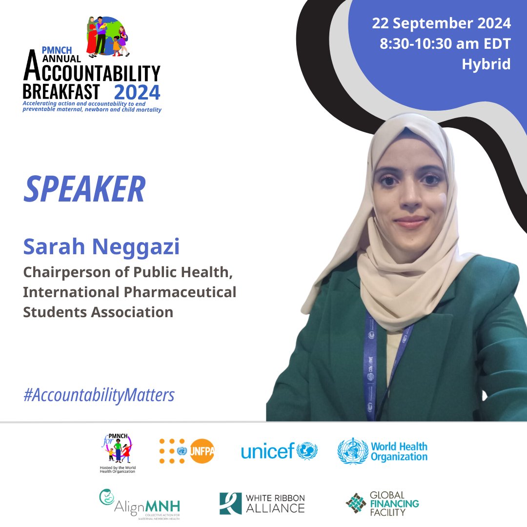 alignmnh's tweet photo. More speakers announced 👇

Join us this Sun, Sept 22 to discuss: what's needed to ⬆️ country implementation of the #WHA77 maternal, newborn and child health resolution; and how to ⬇️ MNCH mortality rates.

Join virtually! #AccountabilityMatters: https://t.co/Q8jTLPsi34

#UNGA79 https://t.co/zNhz19WYgu