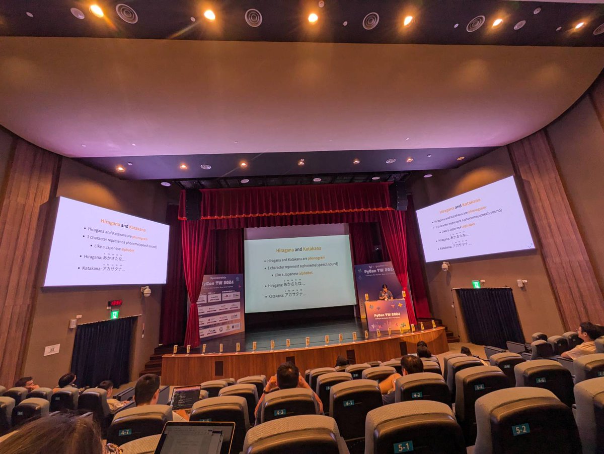 keitheis's tweet image. PyCon Taiwan 2024 in #Kaohsiung  is amazing. I want to learn Japanese (again) #pycontw2024 #Python #Conference