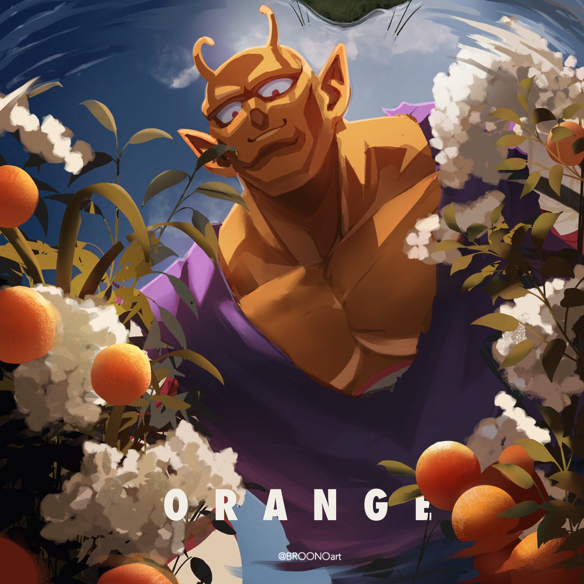 BROONOart's tweet photo. Sparking 20 - ORANGE PICCOLO 🍊 https://t.co/KUQMLPT5s0