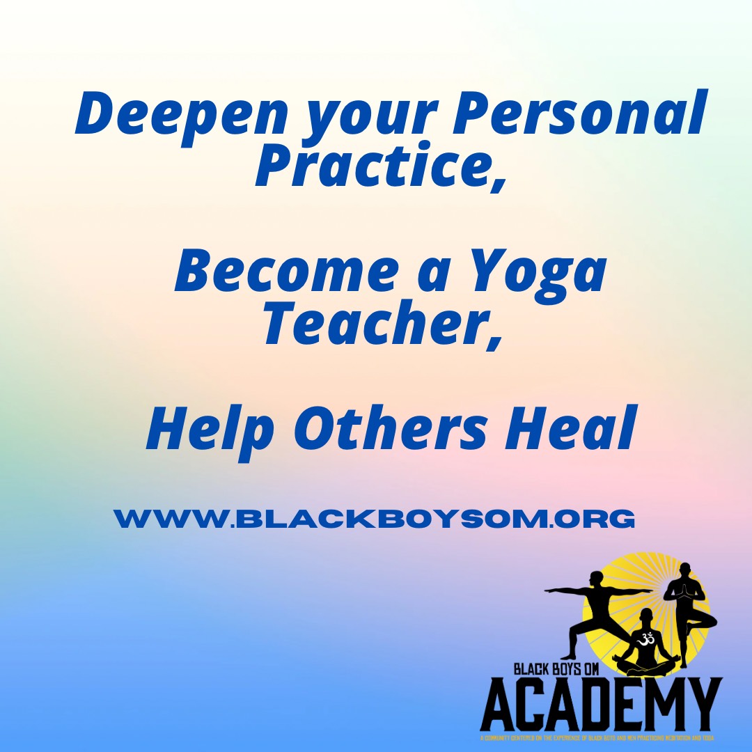 #yogateachertraining #blackboysom #blackhealing #blackwellness #socialequity #healthandwellness
