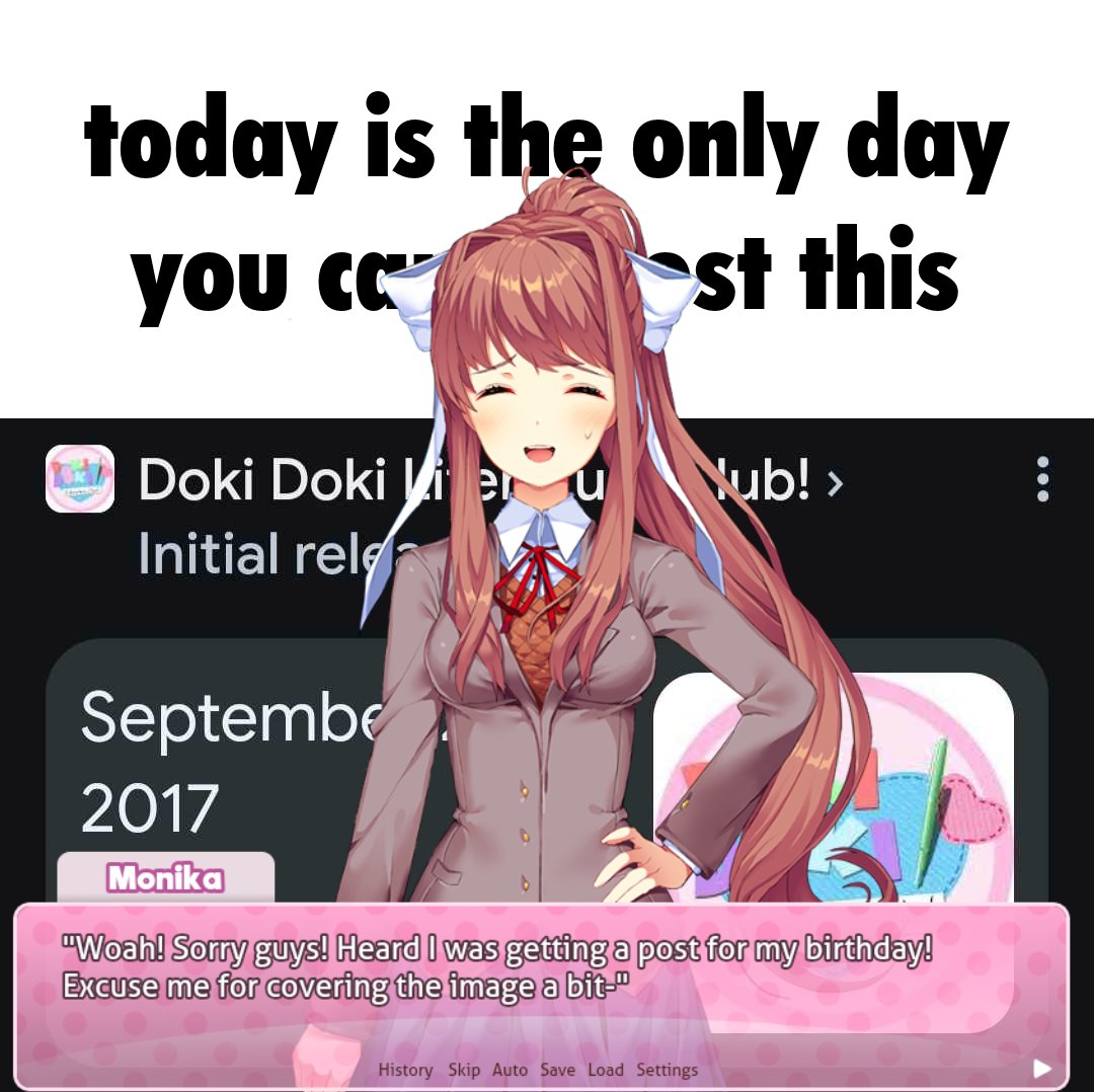 onlydayrepost's tweet photo. GET OUT OF MY IMAGE MONIKA YOU'RE COVERING THE CAPTION https://t.co/QIBLUjpGom
