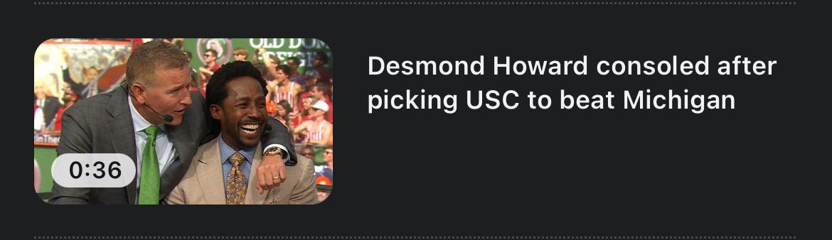 SCweet_Trojan's tweet photo. Interesting to see the wording from ESPN 12 hours later. https://t.co/bqyPCWHFSO