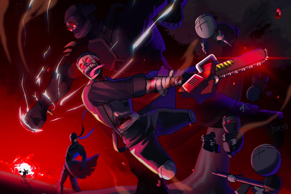 "I'll kill that clown as many times as I have to." 
HAPPY MADNEESSDAY 2024! Wishing you a wonderful festival this year!
#MadnessDay2024 #madnesscombat