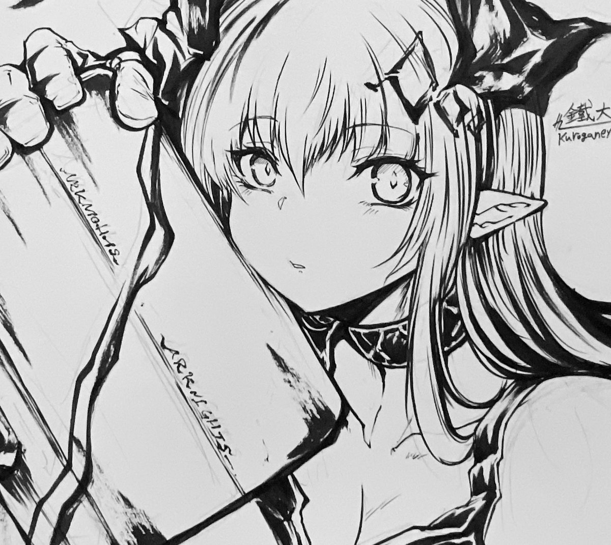 昨日誕生日
色紙でマドロック描きました
#超同人祭
#アークナイツ
#明日方舟