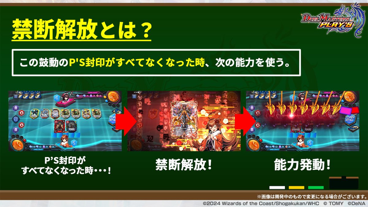 新能力情報】 『禁断解放』 『P'S封印』がすべてなくなると、 能力が
