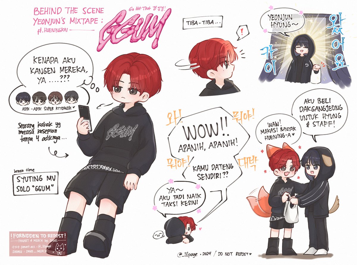_lilpage's tweet photo. Yeonjun’s MixTape “GGUM” — behind
 ft. Hueningkai✨

@TXT_members 
#TXTfanart #투모로우바이투게더 https://t.co/QVgyvD2361