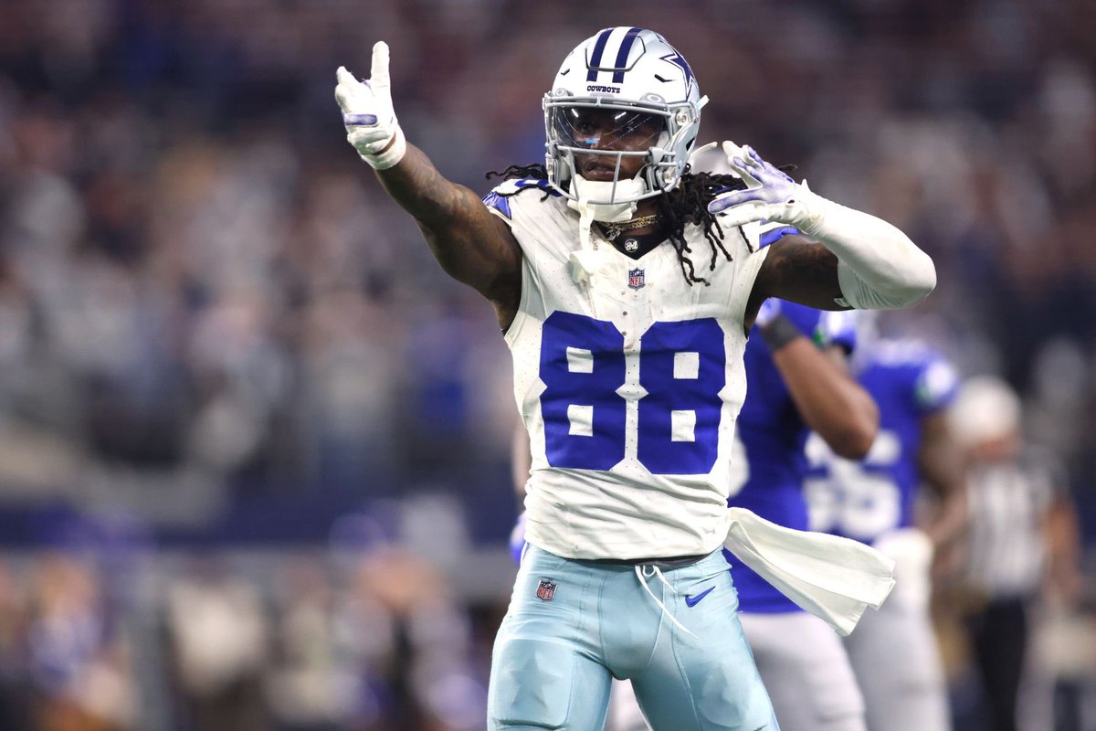SharpPicksDaily's tweet image. CEEDEE LAMB over 83.5 receiving yards 

Lamb is the clear WR1 for the Dallas Cowboys, consistently commanding a large share of targets. This volume alone gives him ample opportunities to accumulate yards.
