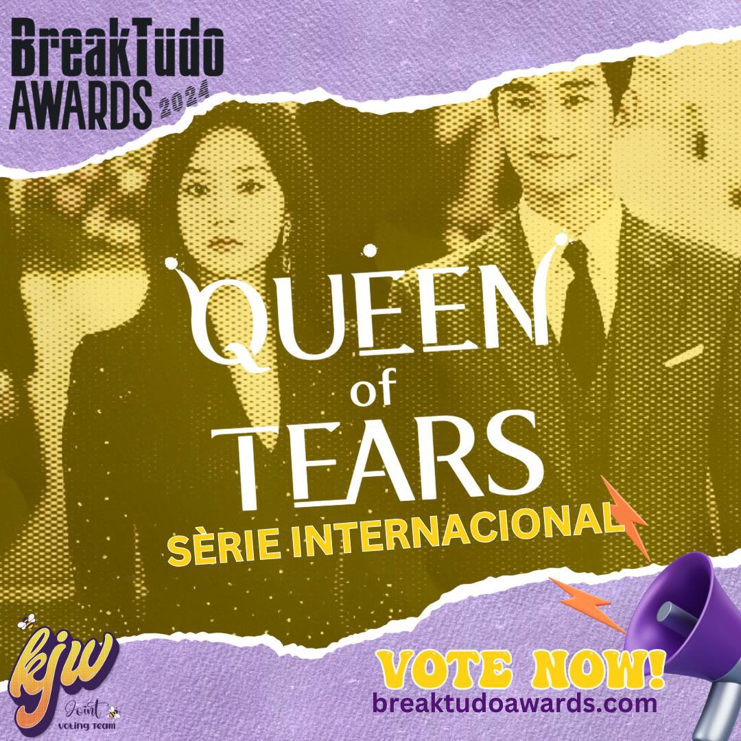 kjw_jointVT's tweet photo. [BREAKTUDO AWARDS 2024] 

#QueenOfTears is nominated for the International Series Category at Breaktudo Awards 2024! 

Breaktudo Awards is an annual Brazilian Award Show. The award honors the greatest achievements of music, internet and television.

📍 Voting ends on October 10,2024
🔗: https://t.co/ne5Hh6lvvL

#KimJiwon #김지원 #눈물의여왕