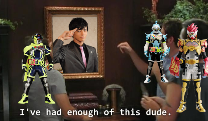 24. im not putting anymore effort into this. i just finished ex-aid episode 18 so take it.