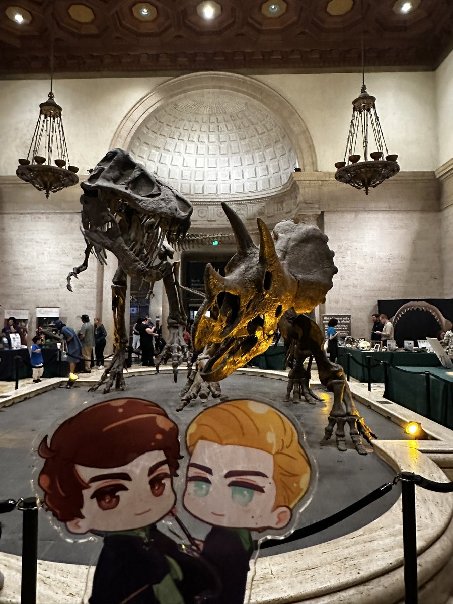 JadePalaceYaya's tweet photo. Are these dragon bones??? The boys had fun at #DinoFest today at the @NHMLA!
🐉🐉🐉
Acrylic chibi boys by @tamayula_hl ❤️ https://t.co/dUH3D7WeVg