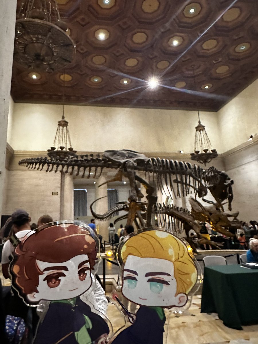 JadePalaceYaya's tweet photo. Are these dragon bones??? The boys had fun at #DinoFest today at the @NHMLA!
🐉🐉🐉
Acrylic chibi boys by @tamayula_hl ❤️ https://t.co/dUH3D7WeVg