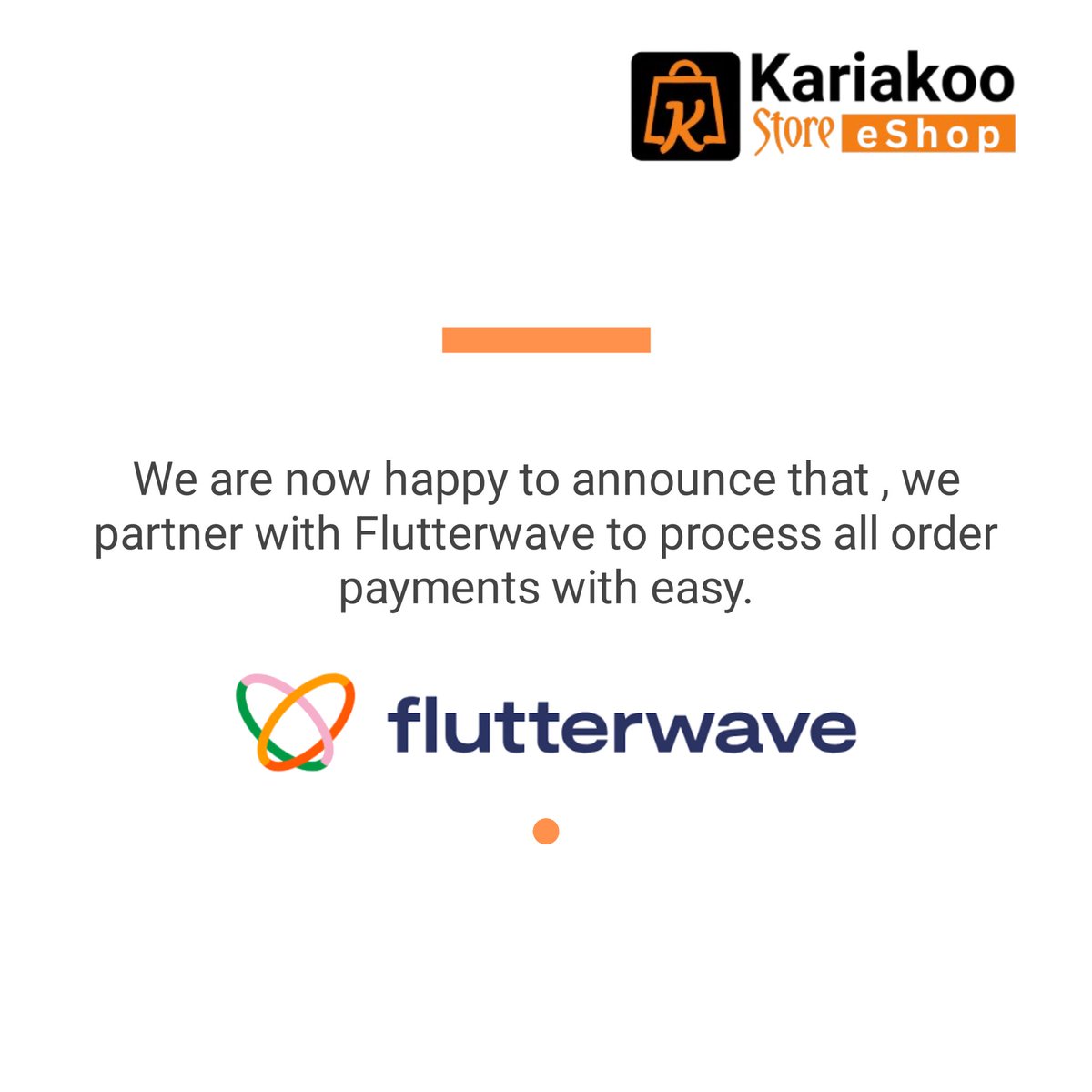 kariakoostore's tweet photo. Shop and Pay to your orders easy with our @theflutterwave intergration. Pay Less, Expect More with Kariakoostore Online Shopping. https://t.co/6imHYHX1Sc