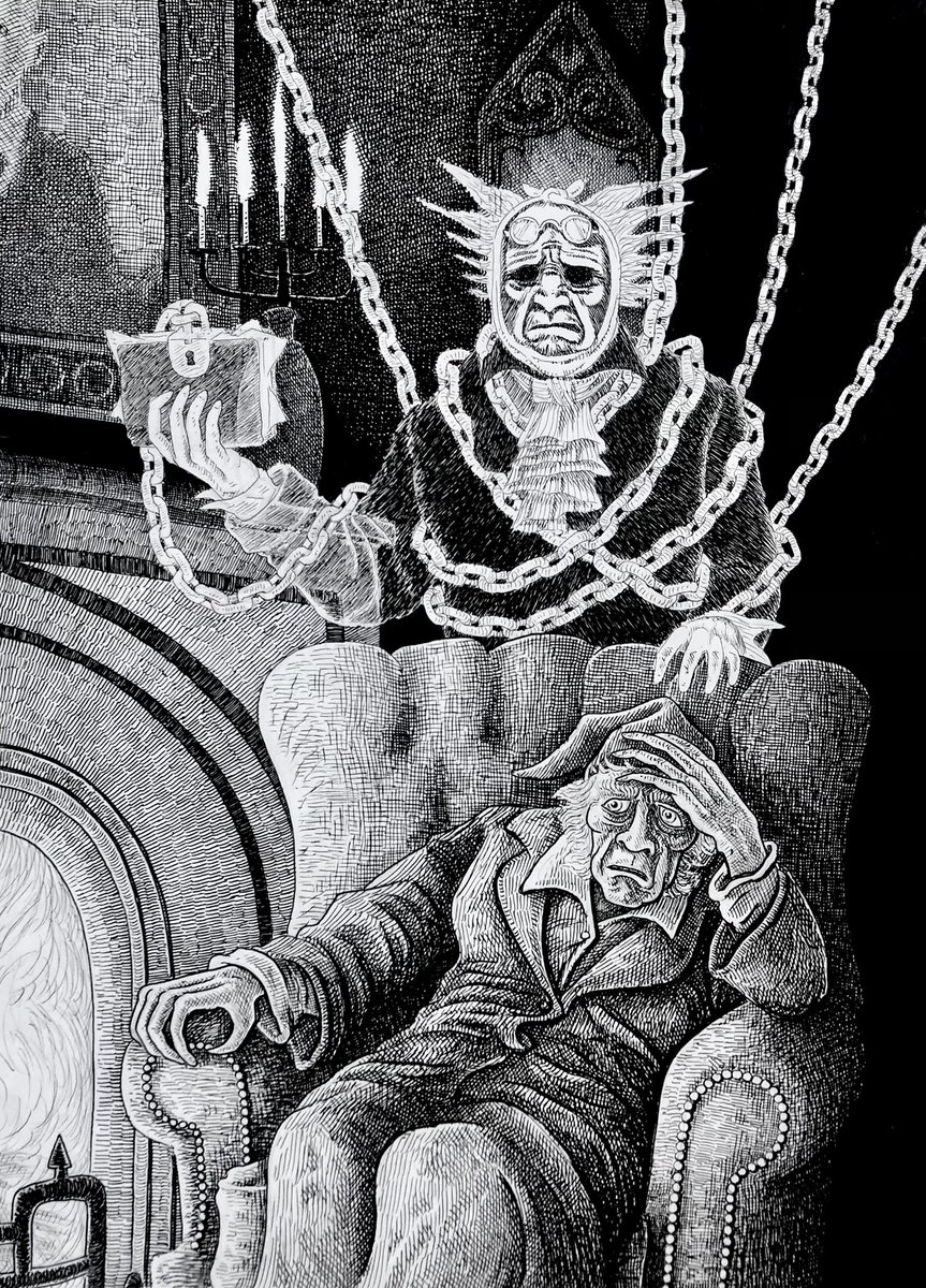 I got some new followers that may enjoy some horror themed art 