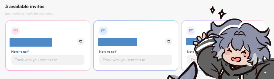 💌 #VgenCode giveaway! 

Hello everyone! I will be giving away 3 codes  
Rules: 
♡Follow (optional)
♡Like + Retweet 
♡Comment your portfolio or fav artwork!
♡I will choose among the candidates the one I like the most!

I’ll dm the winners ! Make sure to have your dm's open!
