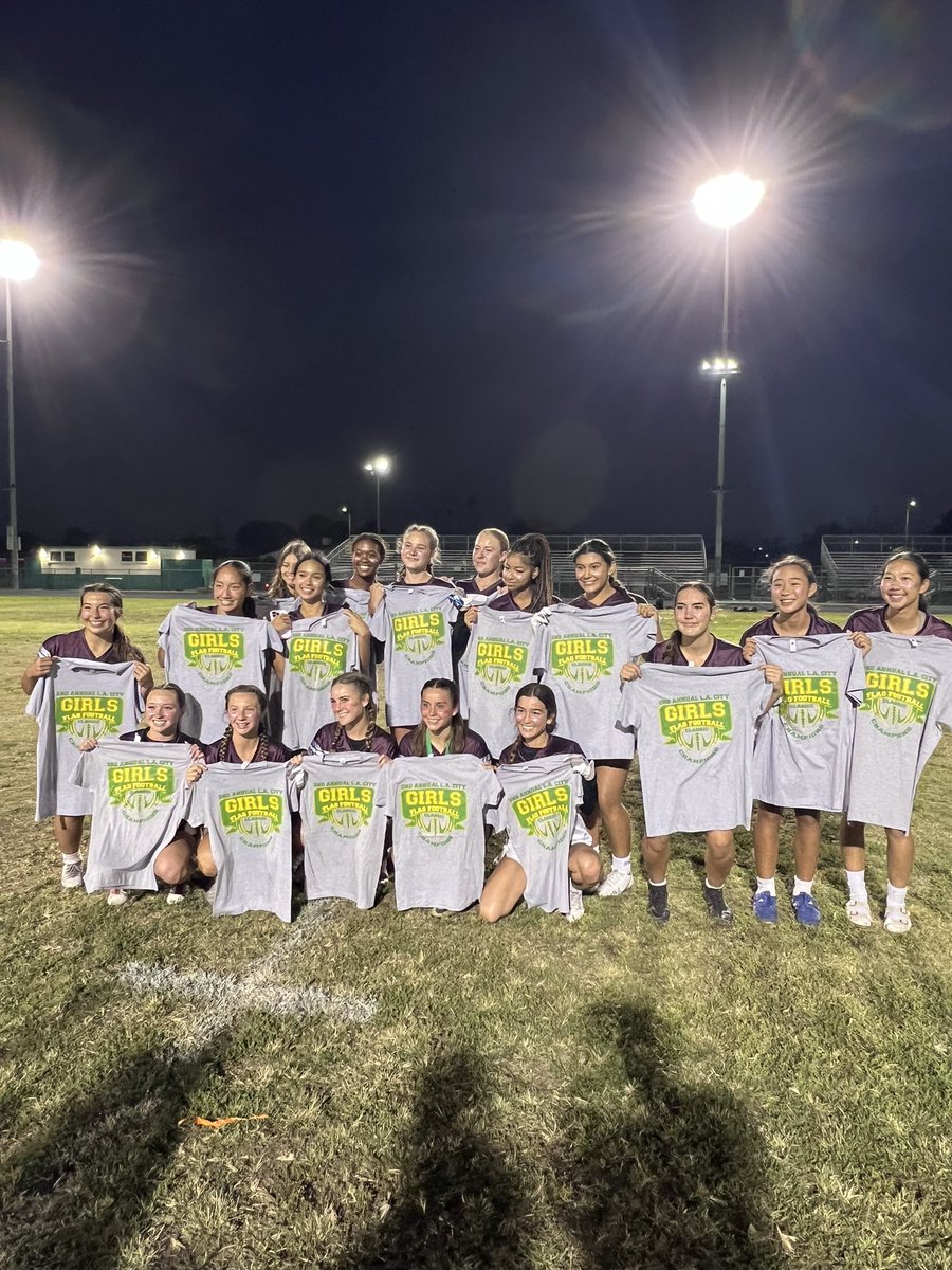 Chris Watkins (@chriswatkins949) on Twitter photo LA City Flag Football Champions 🏆 💪🏈 Such a dominating performance!!! So proud to be coaching such a great group of girls! <a href="/TorranceCA/">City of Torrance</a> <a href="/tommytartar/">TorranceHigh</a> <a href="/torrancehigh/">Torrance High School</a> <a href="/DailyBreezeNews/">Daily Breeze</a> <a href="/CIFSS/">CIF Southern Section</a> <a href="/cifsstaylor/">Taylor Martinez</a> <a href="/CIFSSThisWeek/">CIFSSThisWeek</a> LA City Flag Football Champions 🏆 💪🏈 Such a dominating performance!!! So proud to be coaching such a great group of girls! <a href="/TorranceCA/">City of Torrance</a> <a href="/tommytartar/">TorranceHigh</a> <a href="/torrancehigh/">Torrance High School</a> <a href="/DailyBreezeNews/">Daily Breeze</a> <a href="/CIFSS/">CIF Southern Section</a> <a href="/cifsstaylor/">Taylor Martinez</a> <a href="/CIFSSThisWeek/">CIFSSThisWeek</a>