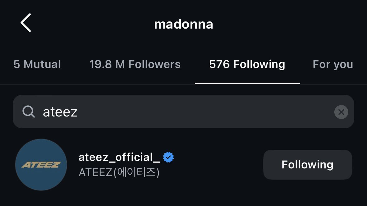 Madonna is now following ATEEZ on instagram

She attended the Dolce &amp; Gabbana SS25 Fashion Show at Milan Fashion Week with San

#ATEEZ #에이티즈 <a href="/ATEEZofficial/">ATEEZ(에이티즈)</a>