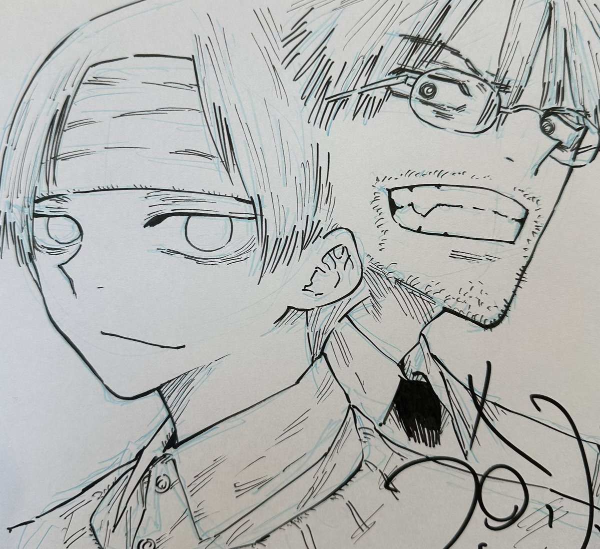 珍しい組み合わせのサイン🤭 