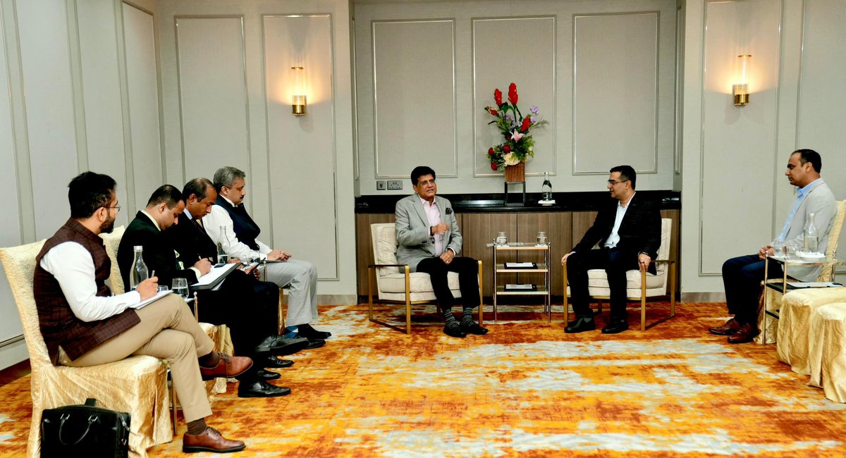 Held a meeting with Mr. Shailendra Singh and Mr. Rohit Agarwal, MDs at <a href="/PeakXVPartners/">Peak XV Partners</a>, a leading venture capital and growth investment firm.

Discussed India's thriving startup ecosystem and the government's efforts to enhance ease of doing business. Also, explored potential