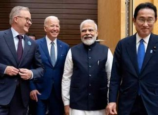 yespunjab's tweet photo. Quad leaders decry N. Korea missile launches, reaffirm 'complete' peninsula denuclearisation goal
#Quad #QuadLeaders #NorthKorea #KimJongUn #JoeBiden #PMmodi #denuclearisation #YesPunjab
https://t.co/GVryhcCxGa https://t.co/58WNiSy036