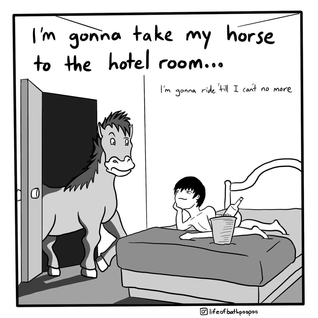 philipyongdxer's tweet image. I&apos;m gonna take my horse to the hotel room at Ikhwan Hotel 

Hahaha 🤣 

#GISBH