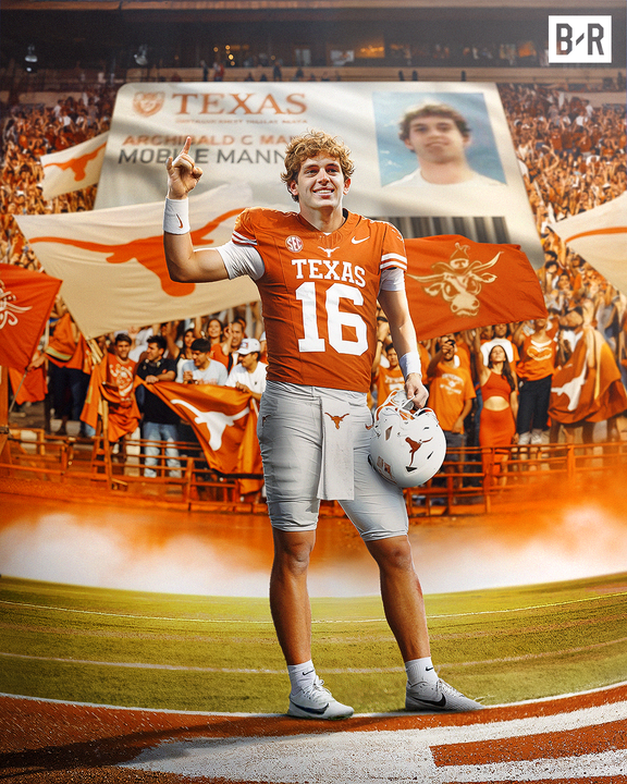 BleacherReport's tweet photo. ARCH MANNING’S FIRST START ENDS IN A W 🔥

TEXAS GOT ONE 💎 https://t.co/wmfx9RfrZR