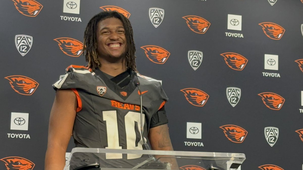 WATCH: #GoBeavs OLB Zakaih Saez talks about his pick six vs Purdue. Try to watch this without smiling…<a href="/Zakaih_15/">Zakaih Saez</a> 

youtu.be/_fNRyYmfmJ4?si…