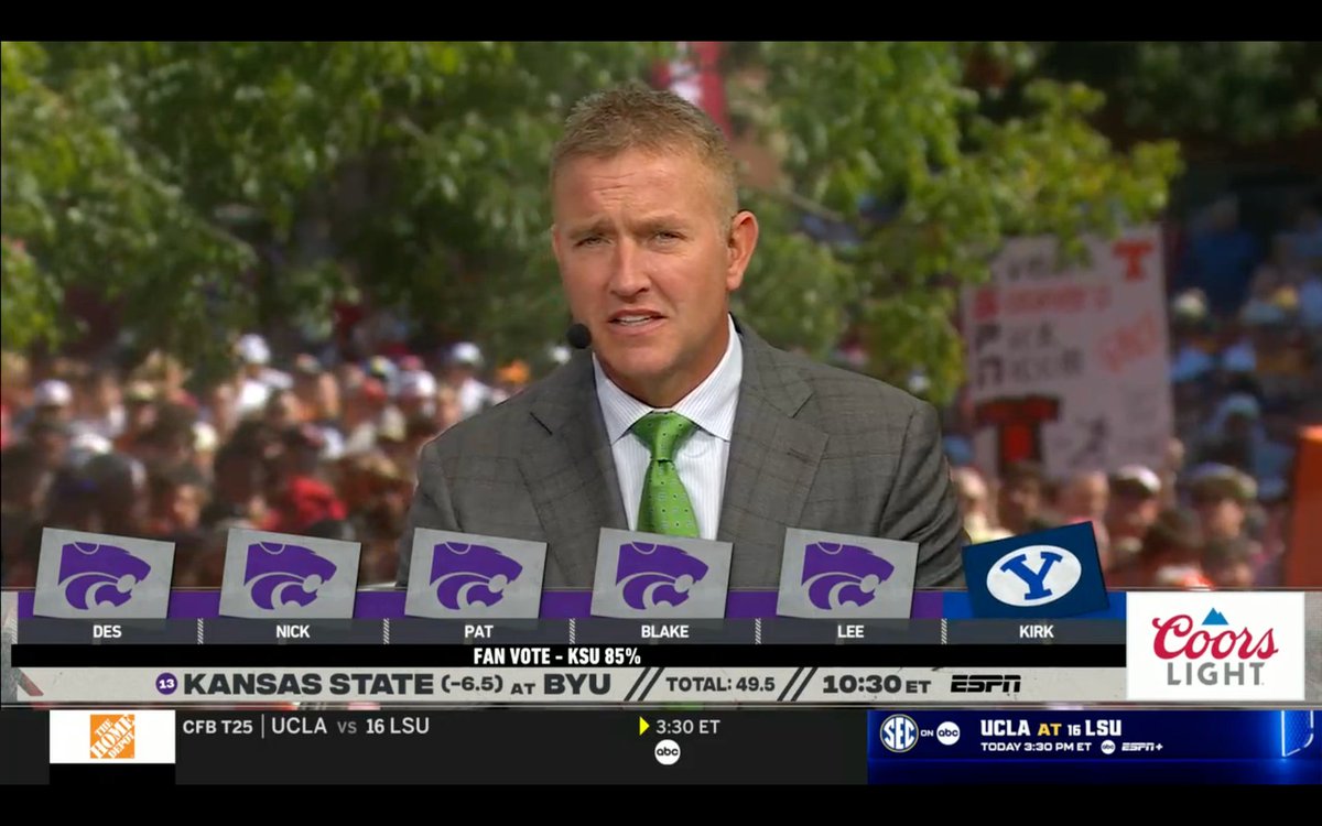 Herbstreit will never pay for another chocolate milk in Provo