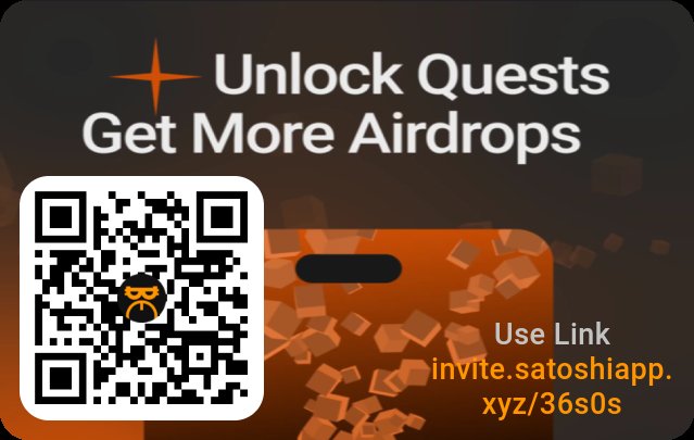 AzWinChannel1's tweet photo. https://t.co/uLu9759CBG 
Join me on Satoshi App, trusted by 16M+ users. Earn free tokens from top web3 projects. It's quick and easy to sign up. Let's grow our crypto portfolios together! https://t.co/EA2J3YzeKJ