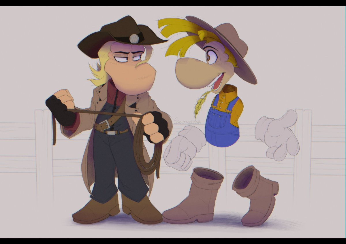 _Escuinclita_'s tweet photo. Talking about how he loves his horsey and his horsey loves him.

#CLH #CaptainLaserhawk #Rayman https://t.co/dpfgEWMpGw
