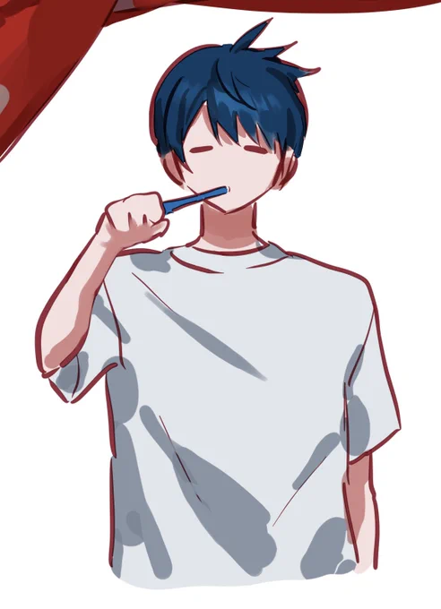 #フォロワーさんの推しが描きたい男キャラ限定で粉消し 