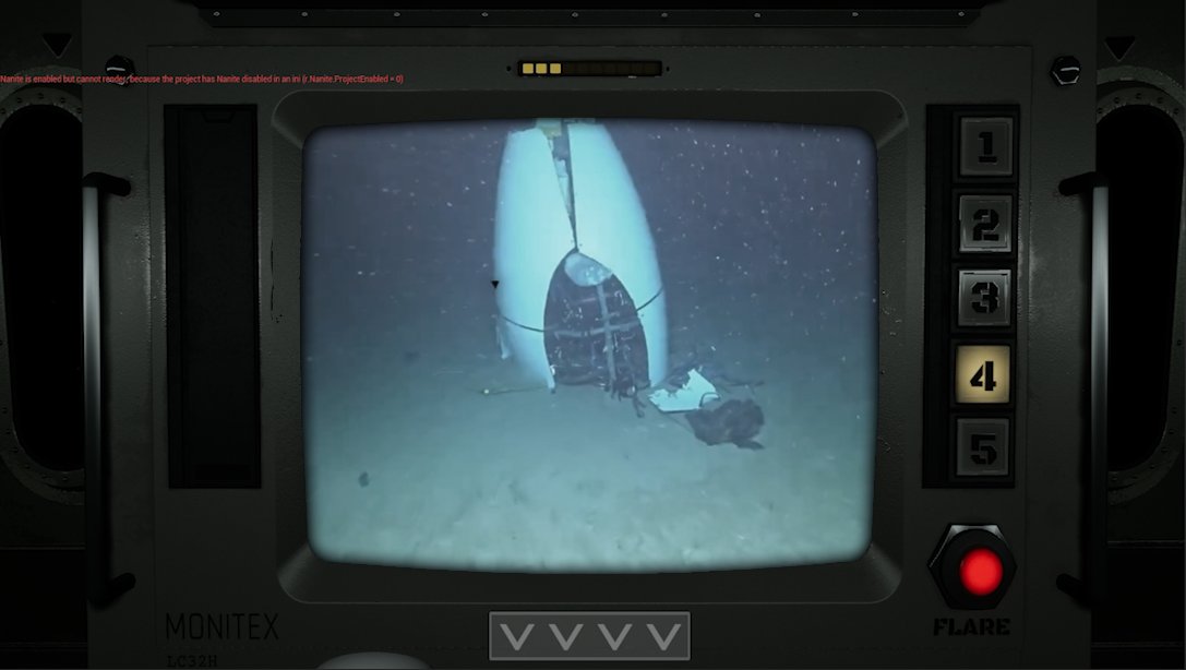 Video footage of the OceanGate submarine wreckage was released, maybe an easter egg for a game all about deep sea observation? 

#deepsea #indiegame #horror