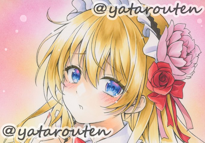 ヤフオク出品中のイラストが今日の21時頃までですよろしくお願いします#手描きイラスト #アナログイラスト #コピック #コピックイラスト #創作 #オリジナルイラスト  