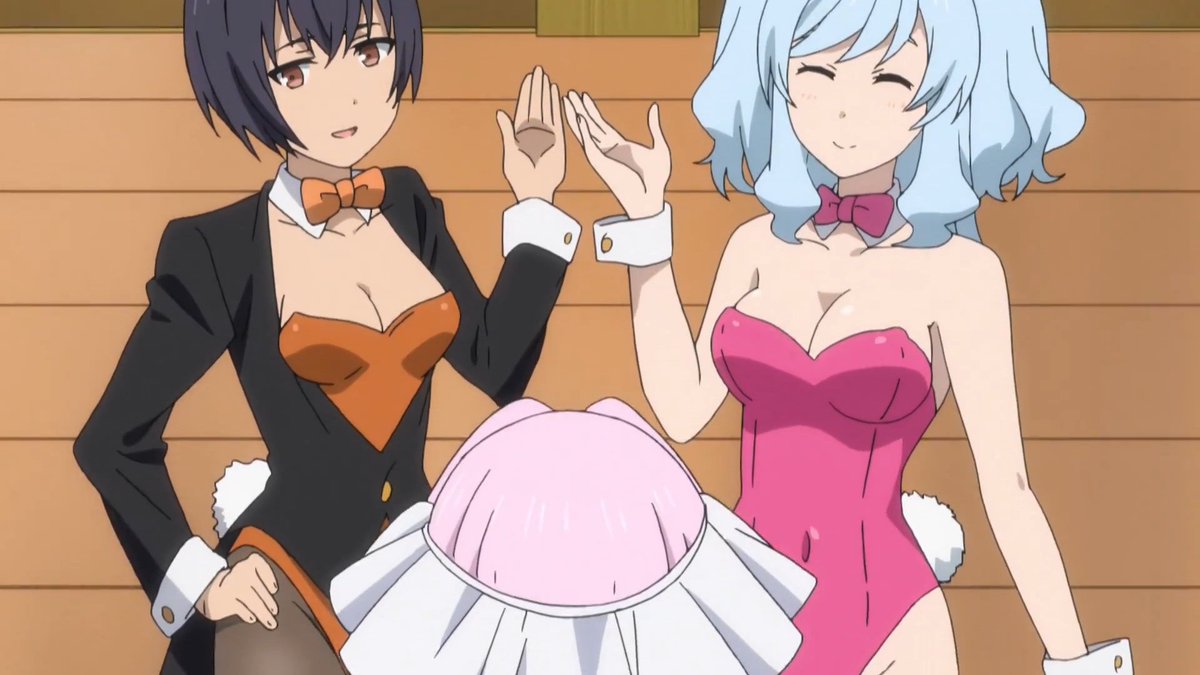 LeJamesAu's tweet photo. The cutest "actual" bunny girls ever?

Yes😅

#demonlordretry #anime #grandiaanime https://t.co/CdSZXVjEZu