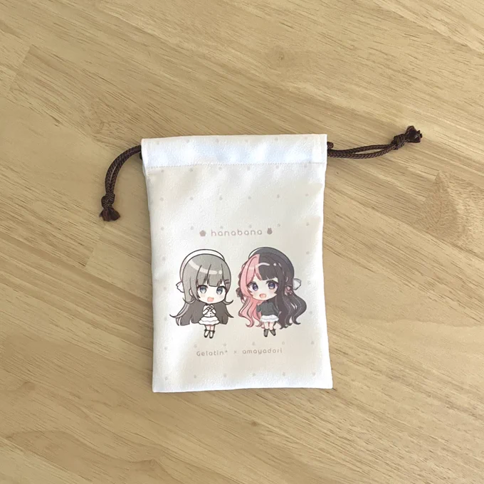 はなばなグッズセットの実物こんな感じです アクリルコースターには表面に保護フィルムが貼ってあるので剥がしてご使用ください #VGGC #VGGC8th