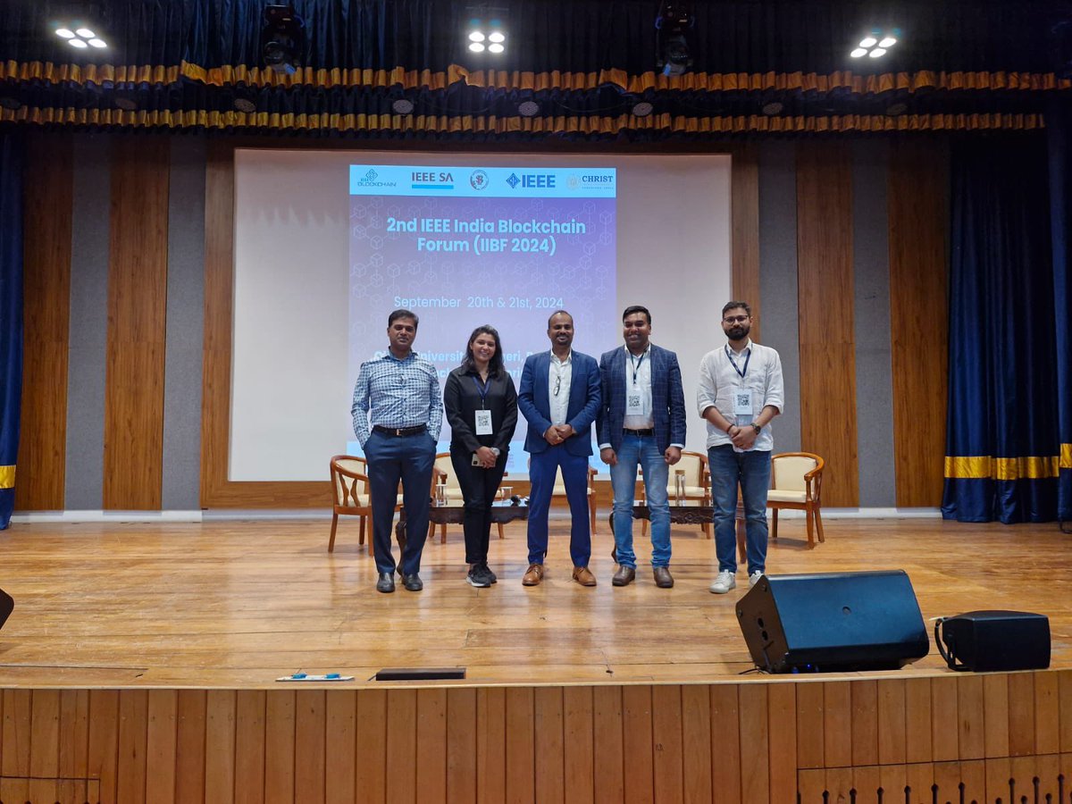 Kamlesh Nagware (@knagware) on Twitter photo Web3 & Blockchain- opportunities and challenges in India panel discussion at IEEE Blockchain forum 2024 in Bangalore
#Web3 #blockchains #india #startup
<a href="/FSV_Capital/">FSV_Capital</a> <a href="/raeeza28149/">Raeeza Tameez</a> <a href="/LoharPrasanna/">Prasanna lohar</a> <a href="/Ind_Block_Forum/">IndiaBlockchainForum</a> <a href="/singh89neeraj/">Neeraj Singh</a> Web3 & Blockchain- opportunities and challenges in India panel discussion at IEEE Blockchain forum 2024 in Bangalore
#Web3 #blockchains #india #startup
<a href="/FSV_Capital/">FSV_Capital</a> <a href="/raeeza28149/">Raeeza Tameez</a> <a href="/LoharPrasanna/">Prasanna lohar</a> <a href="/Ind_Block_Forum/">IndiaBlockchainForum</a> <a href="/singh89neeraj/">Neeraj Singh</a>