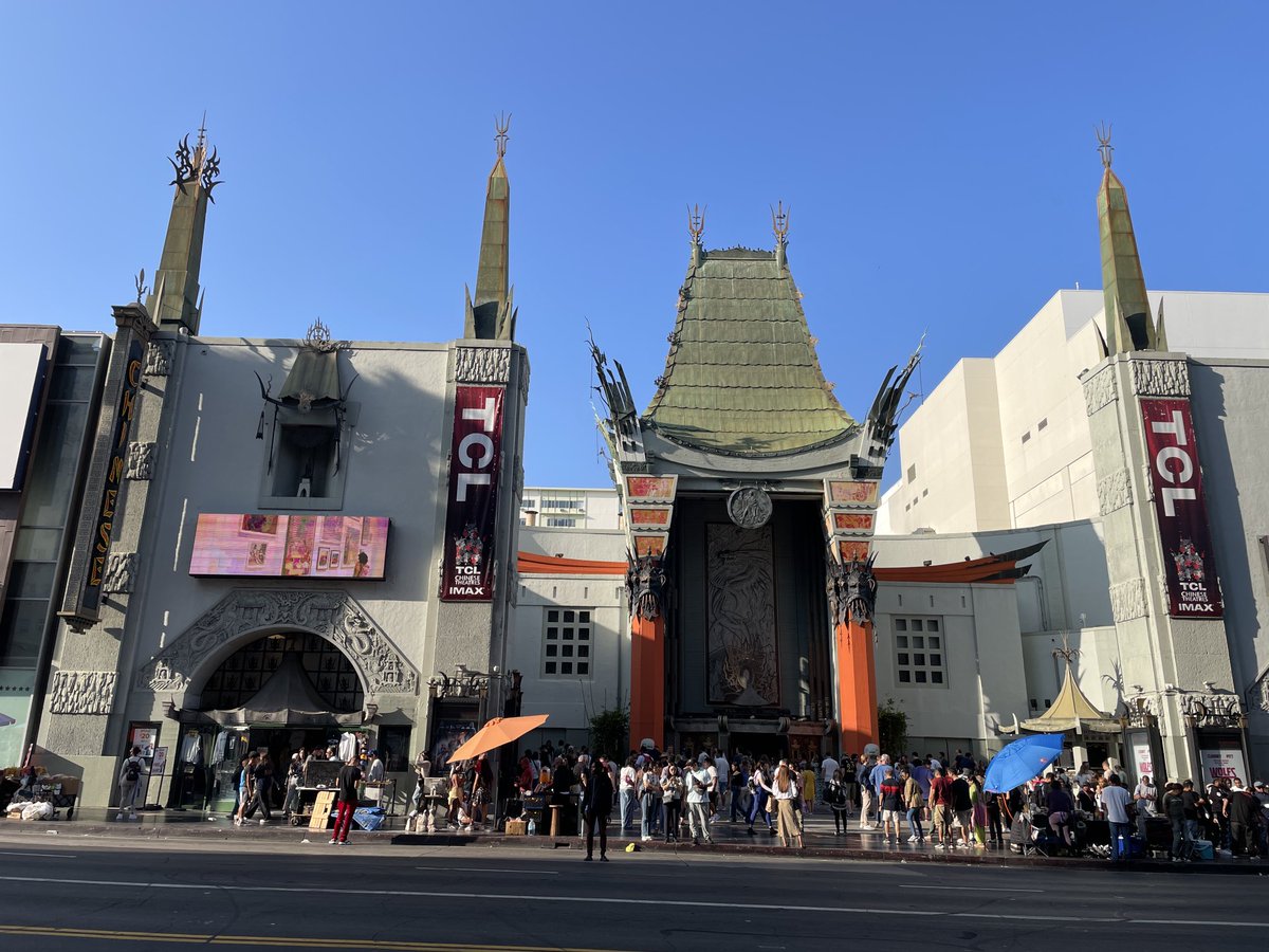 mathieson's tweet photo. My last actual tourist day in LA - tomorrow it’s football - saw me do Mulholland Drive and Hollywood Boulevard, home to the famous Chinese Theatre which hosted many Oscars ceremonies and the anachronistic ending of the brilliant Blazing Saddles. What a fantastic holiday! https://t.co/GHVNsyOdRw