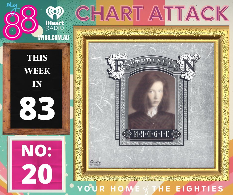 waynetunks's tweet photo. #ChartAttack on @My88_FM: Aussie Top 20 from this week in 1983:
20: Maggie #FosterAndAllen 
A very different start this week. There's no denying how beloved Foster and Allen were - they sold a LOT.  And I do enjoy this song. https://t.co/AO8wk4s74b