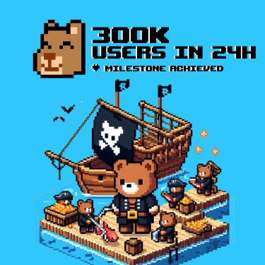 CatchTON_app's tweet image. 300K USERS IN 24HRS! 🐻🎉

CatchTON’s reeling ‘em in faster than we can count! You are all are flooding in like a cash river 🌊💸 and we’re just getting started. Ready to hook what’s next? Stay tuned, it’s about to get wild! 🐟🔥

Catch $FISH on CatchTON🐻
Stake $FISH - catch…