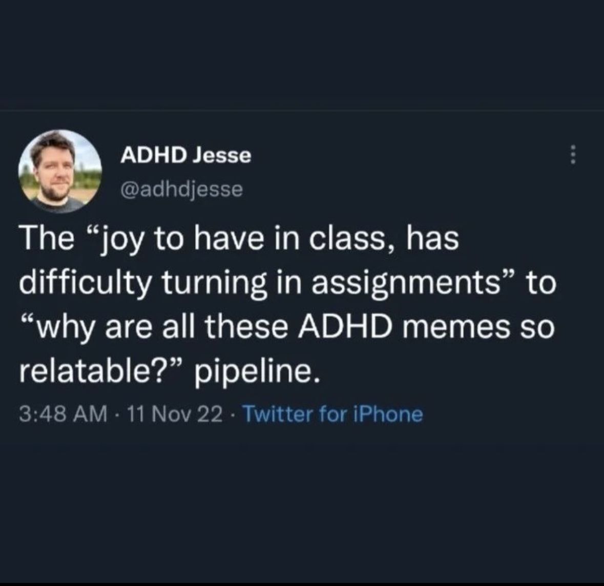 ADHD Memes (@adhdforreal) on Twitter photo 