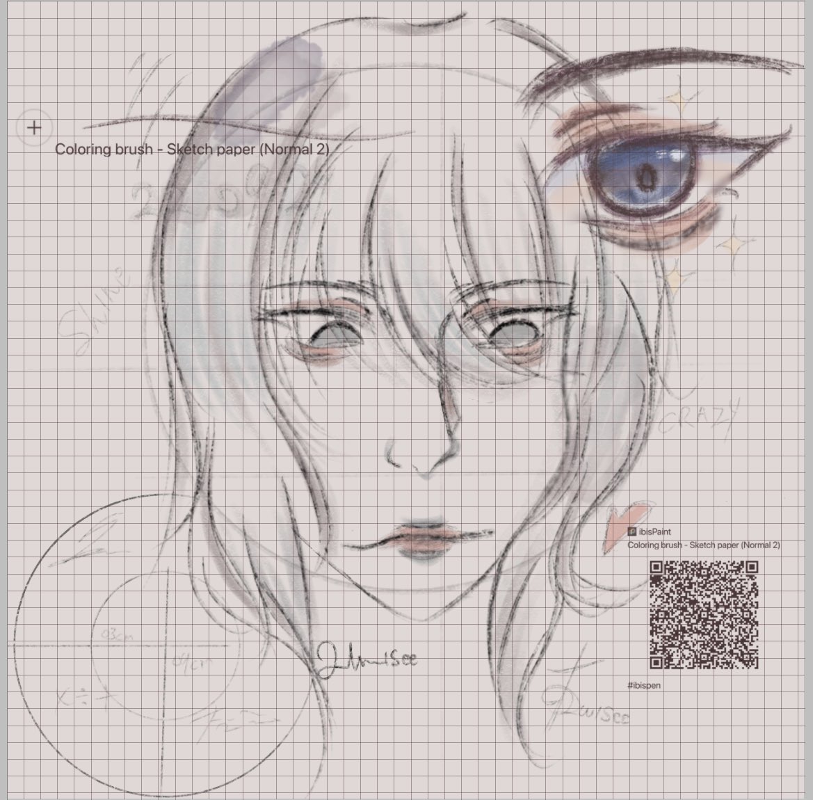 arcwiseart's tweet photo. ✍️✍️✍️ trying new brush that i found on Pinterest 🤙 #ibisPaintX #Ibispaint #art #digitalartists #anime #eyecolor #sketchart #linert #ArtistOnTwitter #ArtistOnX #artist #looking #for #artmoots #artmoot 🩶 https://t.co/YJevrS6dnL