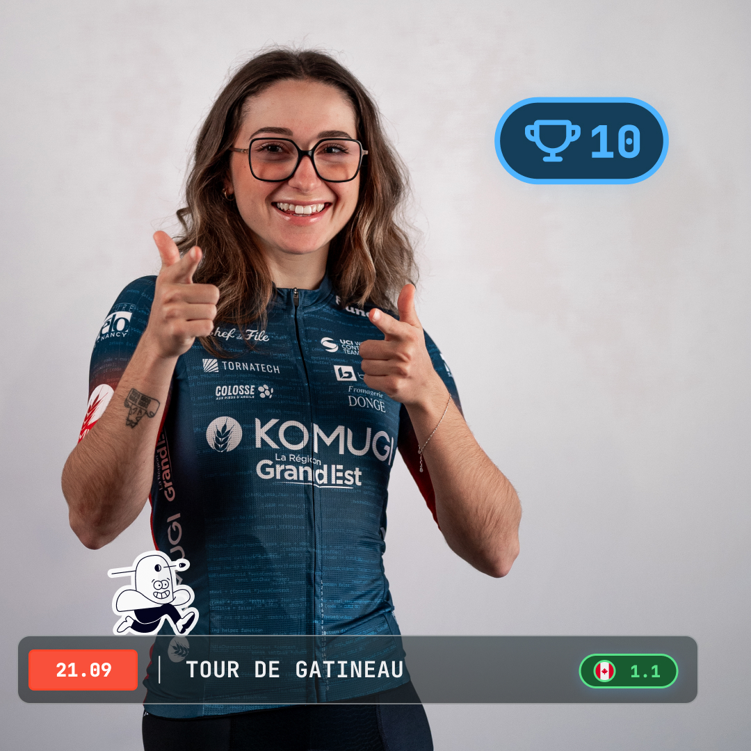 Nouveau top 10 au Canada !

Hier, Laury Milette a décroché la 10e place au sprint dans un groupe arrivant pour la victoire 💥

Rendez-vous ce soir pour le criterium dans les rues de Gatineau 👊

#WeAreOne #TourDeGatineau #Gatineau