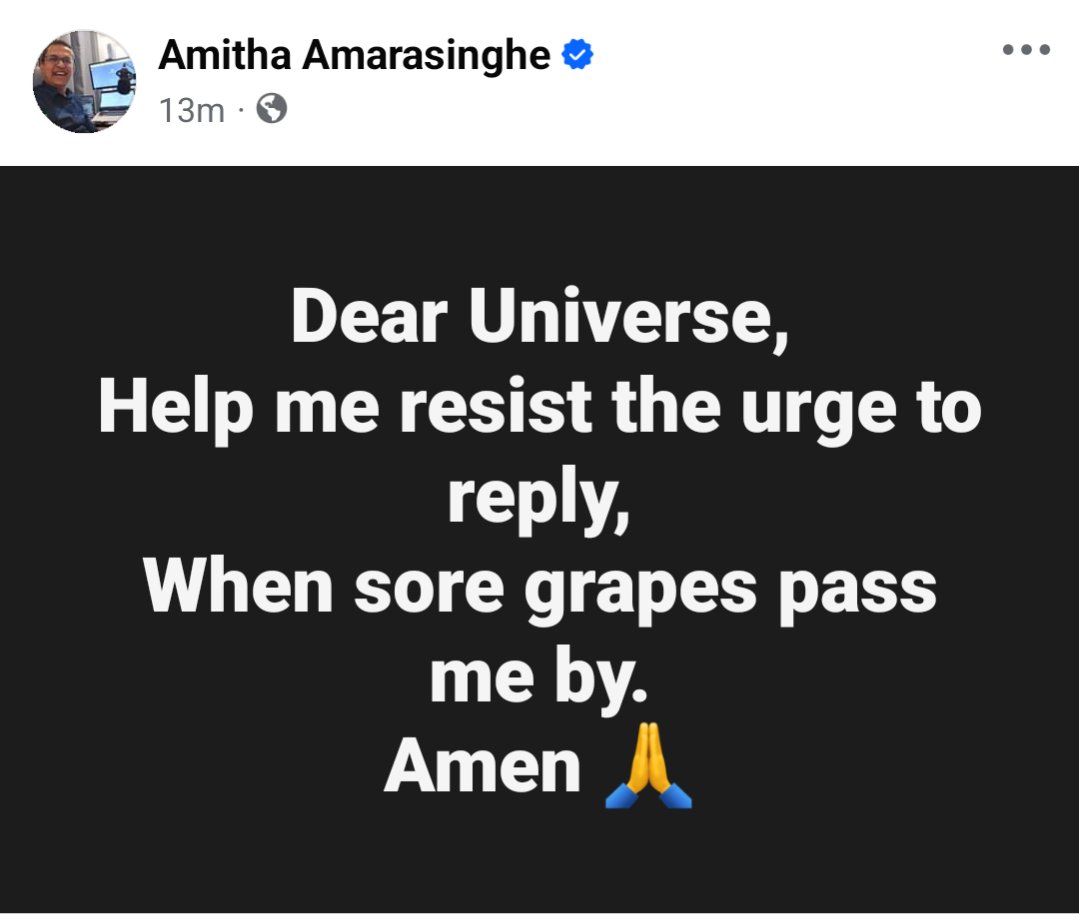 Amitha Amarasinghe tweet media