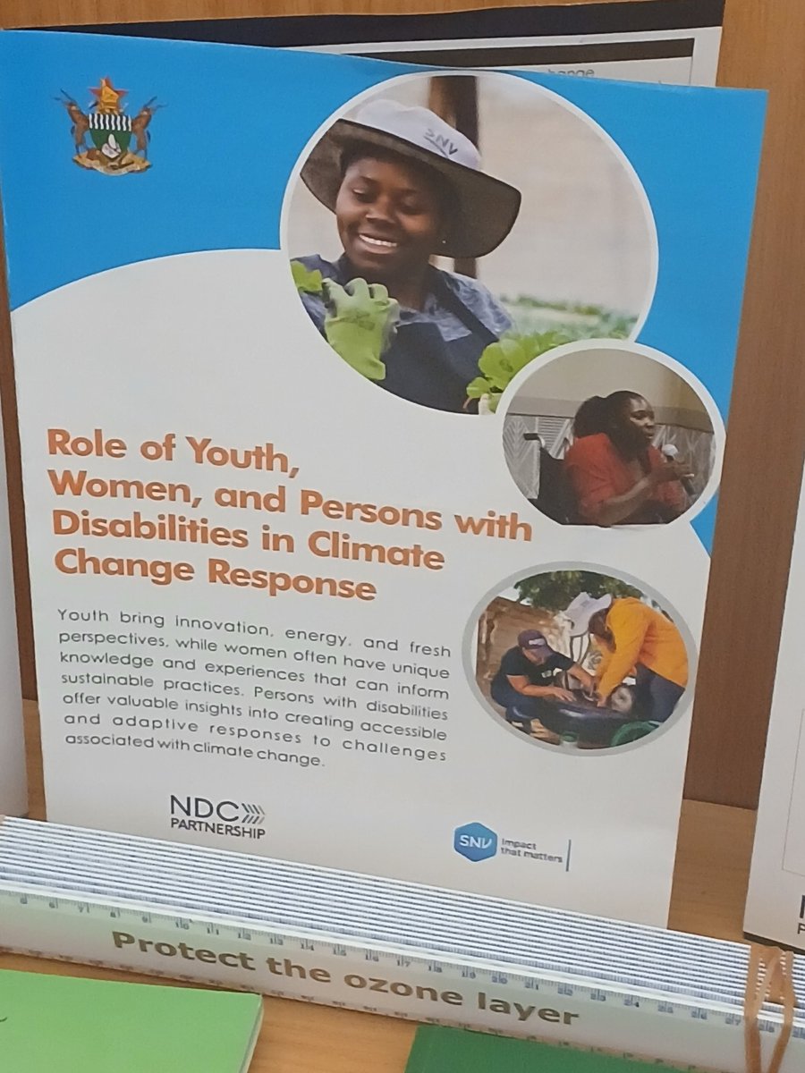 We're providing vital resources—fact sheets on Zimbabwe's revised NDCs and insights on the roles of *youth, women, and persons with disabilities in climate action.Let’s empower our communities for a sustainable future! 🌱#climate #NDC