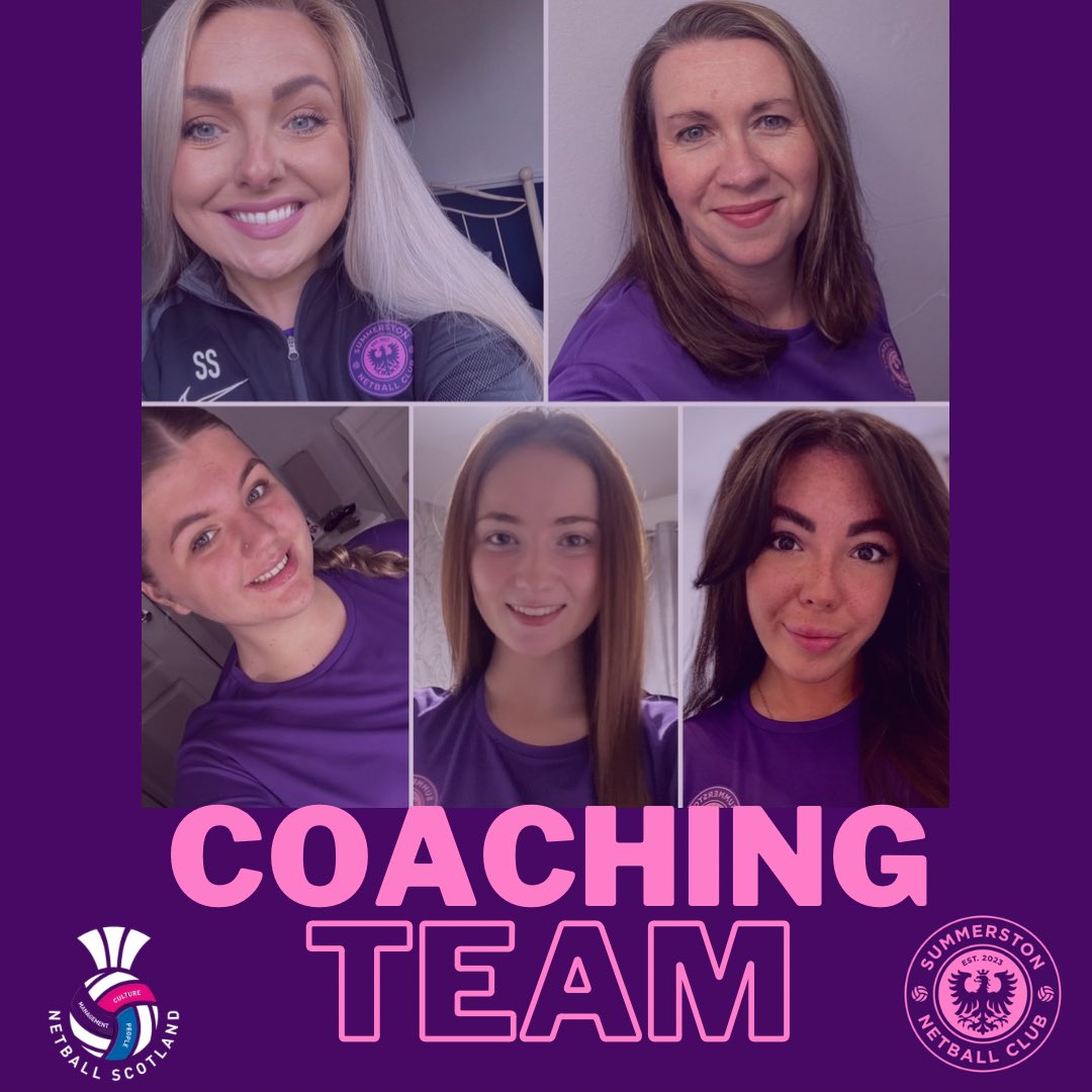 Meet the masterminds behind this year's netball teams! Presenting our incredible coaching team, ready to lead, inspire, and elevate our game to new heights 💖💜