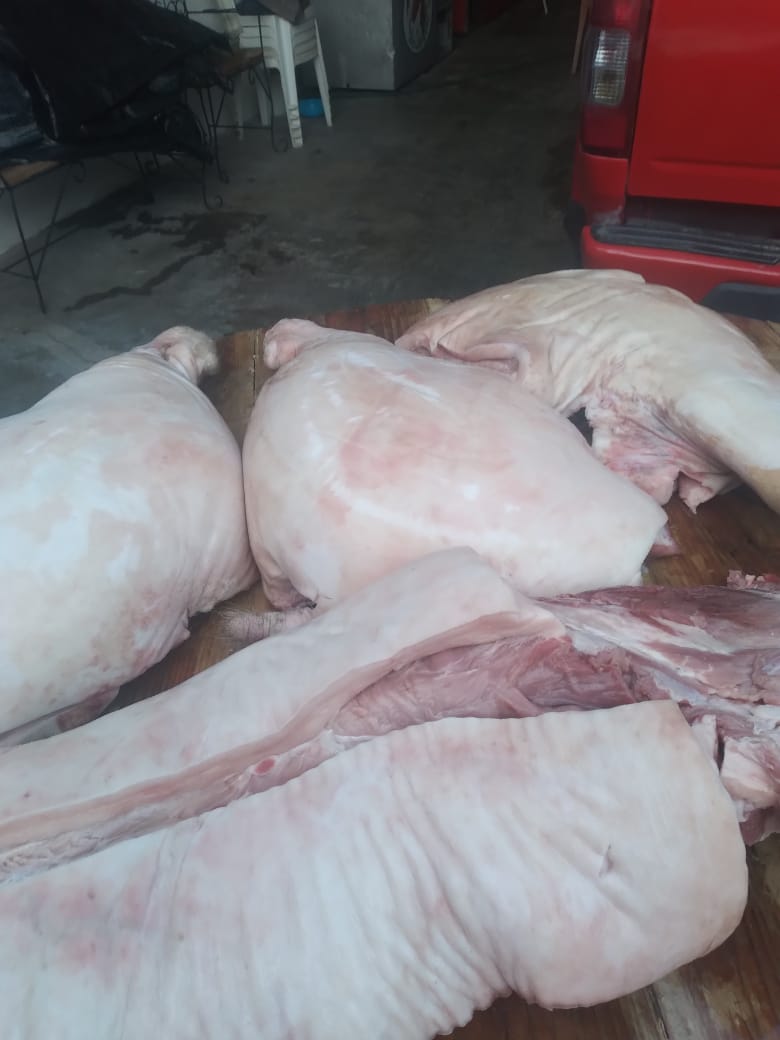 El quenmadruga escoje la mejor parte 😎👽... Será que salen unos chicharrones hoy #pernil #chicharron 🐽🐷🐷🐷🐷🐷🐷🐷🐷🐷🐷🐷🐷