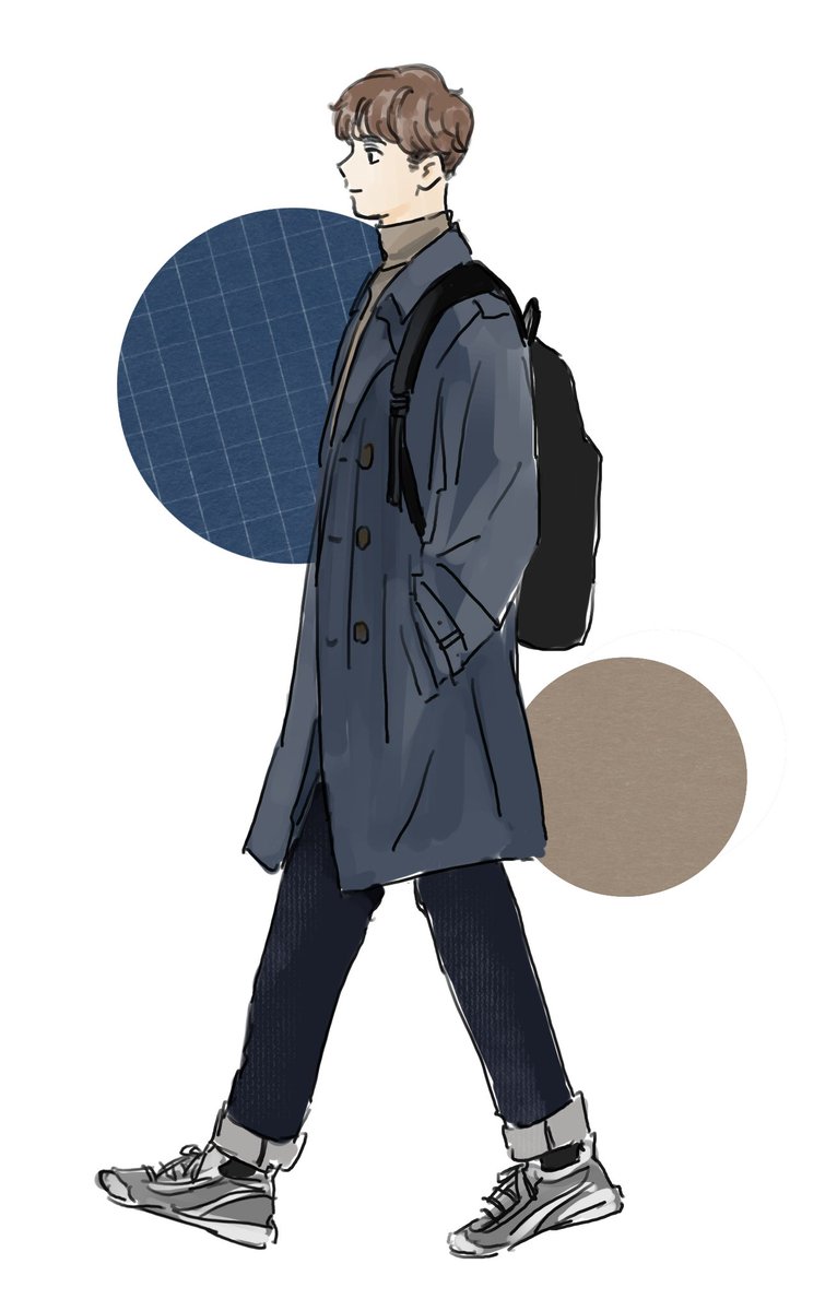 갑자기 궁금해져서 그려본 대학생 히루가미 개강ver.