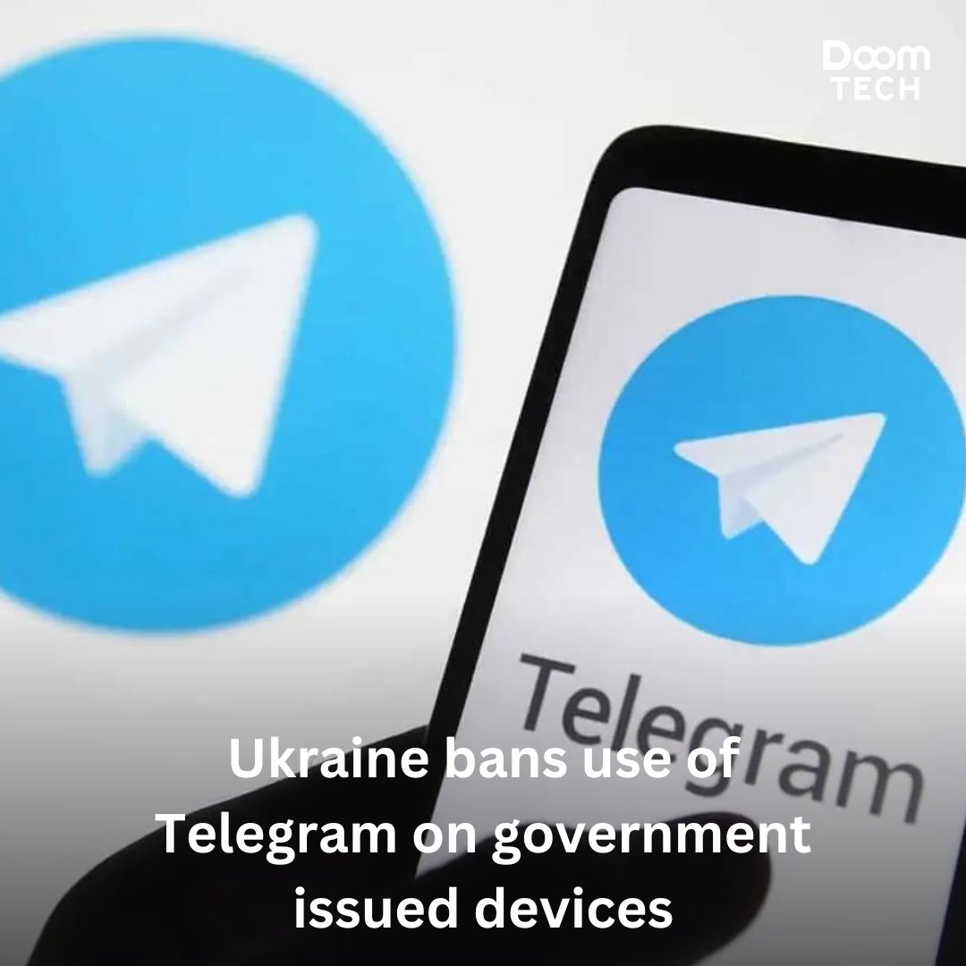 DoomTechNews's tweet image. Ukraine has banned the use of the Telegram messaging platform on official devices issued to government and military officials, as well as security sector and critical infrastructure workers.

Read more : bit.ly/4eoPdJy

#UkraineBans #Telegram #DoomTech