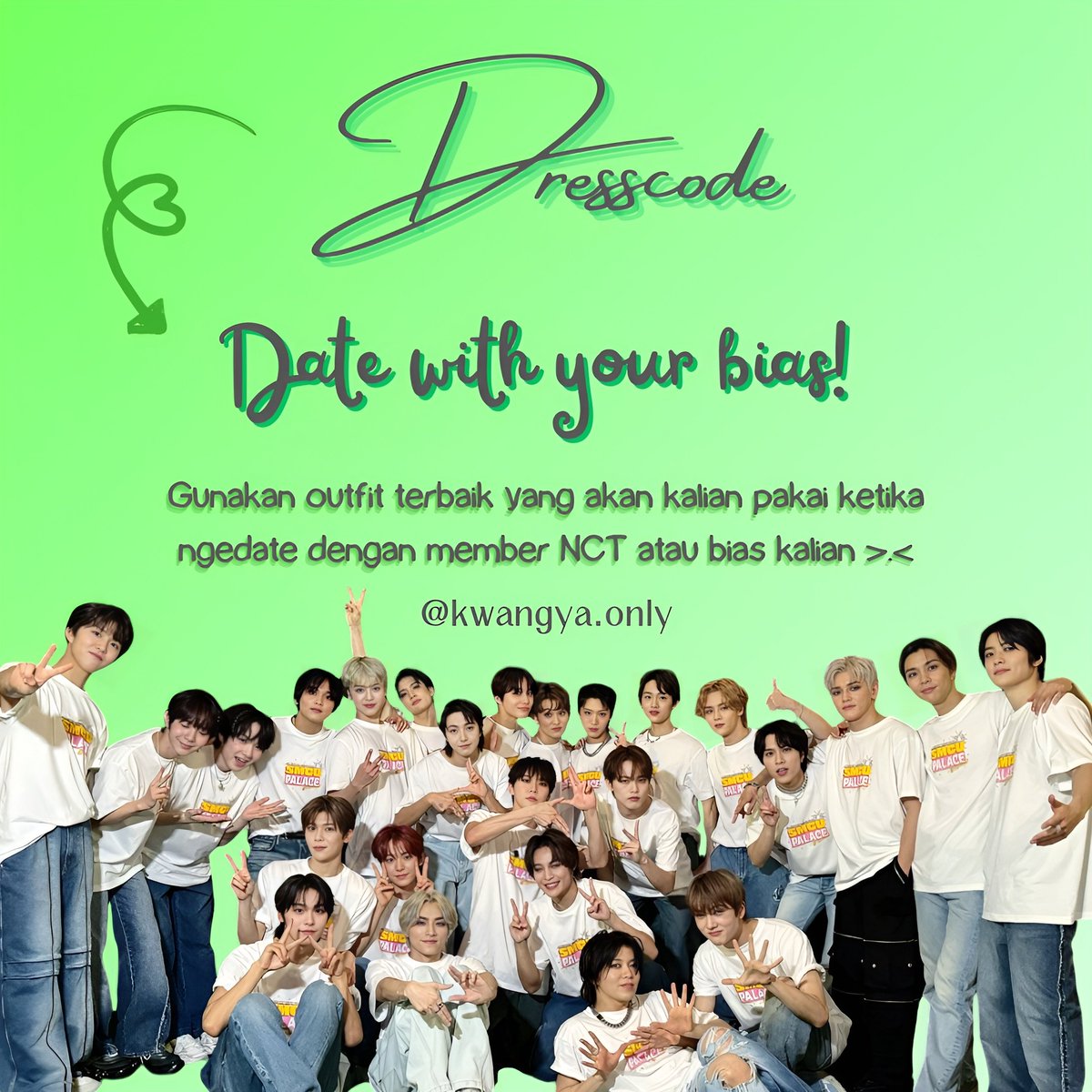 Kwangyaonly's tweet photo. Noraebang NCT 💚👇🏻

NCT U, NCT 127, NCT Dream, WayV, NCT Dojaejung, NCT Wish
📍Lippo Plaza Ekalokasari Bogor
📆 28 September 2024 (Spesial Birthday Hendery) 
⏰ 13.00-16.30
Link grup: https://t.co/QXSgqD7qRm
Link instagram: https://t.co/aGfpMSQSPp https://t.co/EtgT1U9tx9
