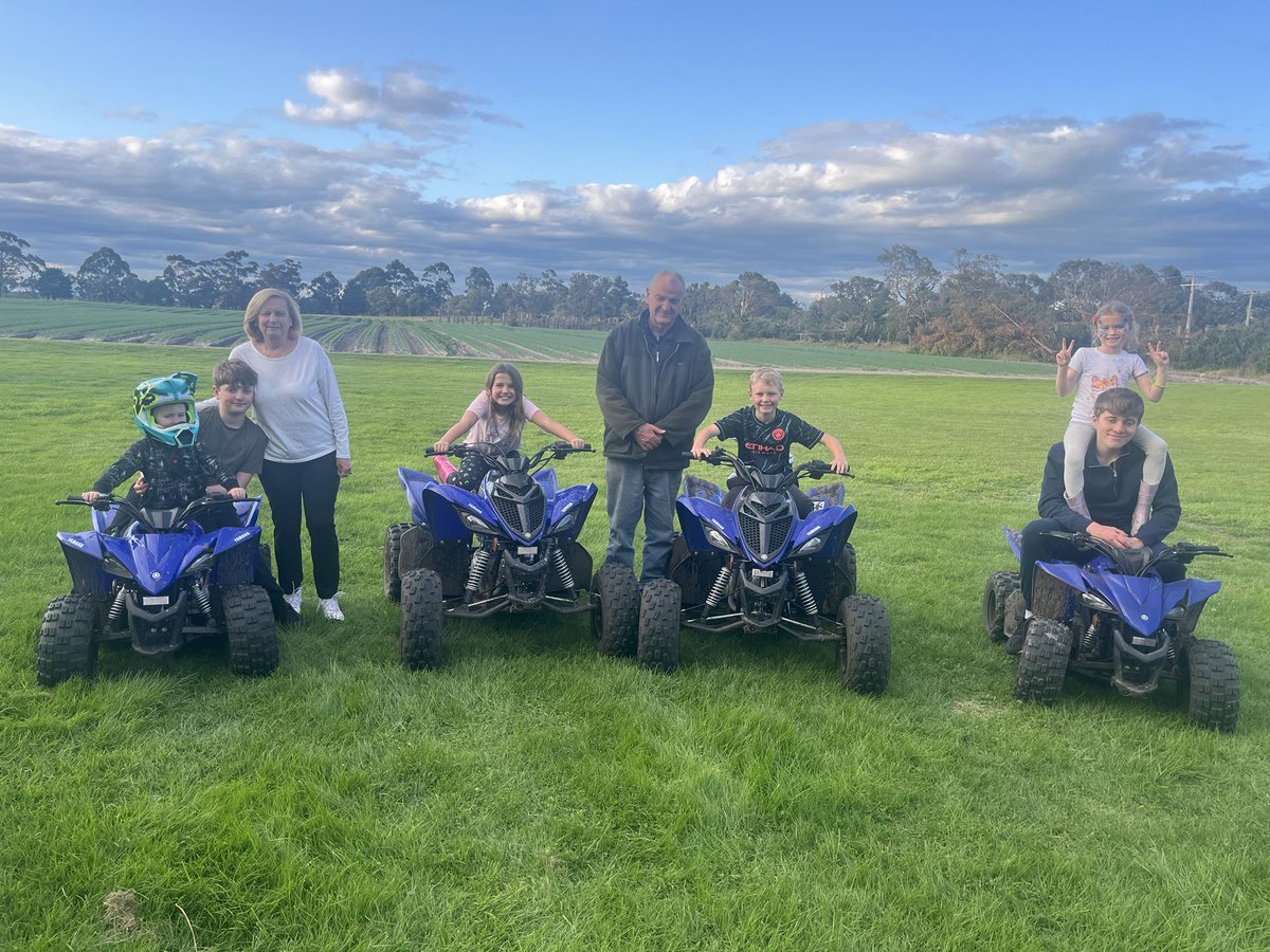 Fantastic day with all the grandchildren together